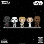 Funko POP! Star Wars - Darth Vader, Stormtrooper, Luke, Princess Leia & Chewbacca 5-Pack (Celebration 2022 Exclusive)