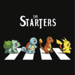 Merchandise - The Starters - Funny Pokemon T-Shirt Design