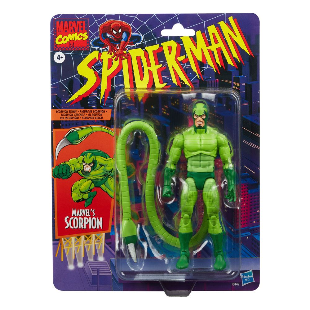 Hasbro - Spider-Man Marvel Legends Series Retro Action Figure Marvel's  Scorpion 15 cm - Vaulted Collectibles