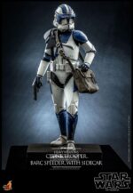 Star Wars The Clone Wars Action Figure 1/6 Heavy Weapons Clone Trooper & BARC Speeder with Sidecar 30 cm - Image 3