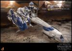 Star Wars The Clone Wars Action Figure 1/6 Heavy Weapons Clone Trooper & BARC Speeder with Sidecar 30 cm - Image 5