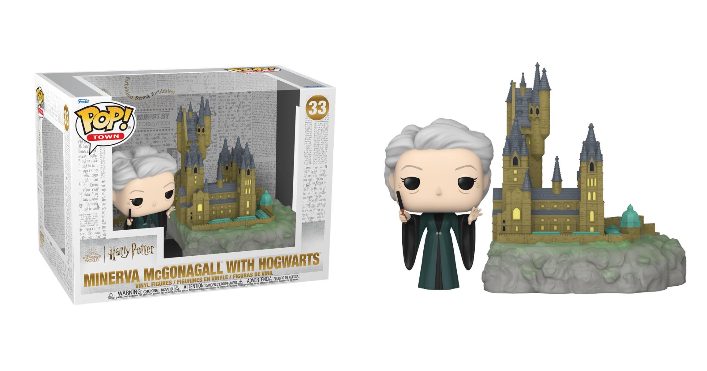 Funko POP! Town: Harry Potter - Minerva McGonagall with Hogwarts