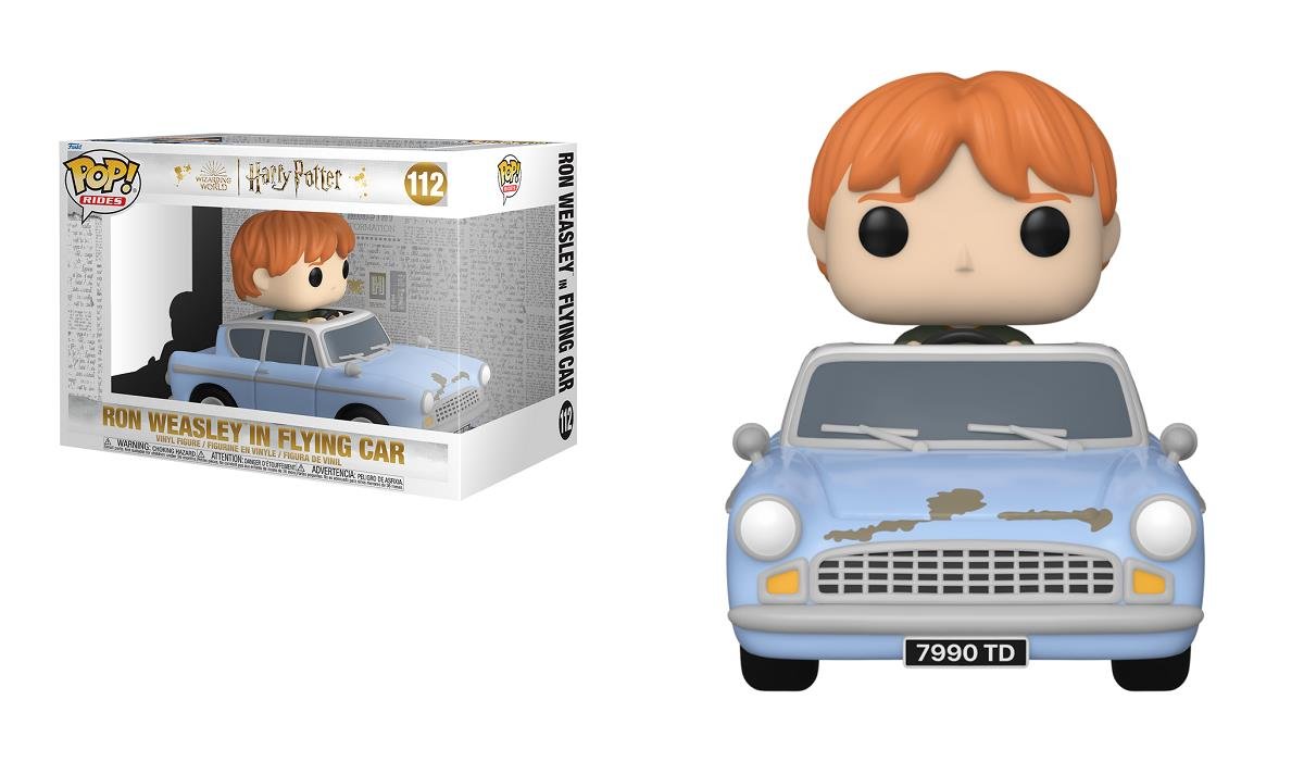 Funko POP! Rides: Harry Potter - Ron Weasley in Flying Car #112