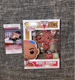Signature Series - Dennis Rodman  Signed Funko Pop W/ JSA Witnessed COA (7BAP 185 pcs)