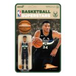 Super7 - NBA ReAction Action Figure Wave 3 Giannis Antentokuompo (Bucks) [Black Statement] 10 cm