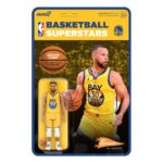 Super7 - NBA ReAction Action Figure Wave 3 Steph Curry (Warriors) [Yellow Statement] 10 cm
