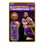 Super7 - NBA ReAction Action Figure Wave 3 LeBron James (Lakers) [Purple Statement] 10 cm