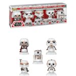 Funko POP! Star Wars: Holiday - Darth Vader, Stormtrooper, Boba Fett, C-3PO & R2-D2 5-Pack (Exclusive)