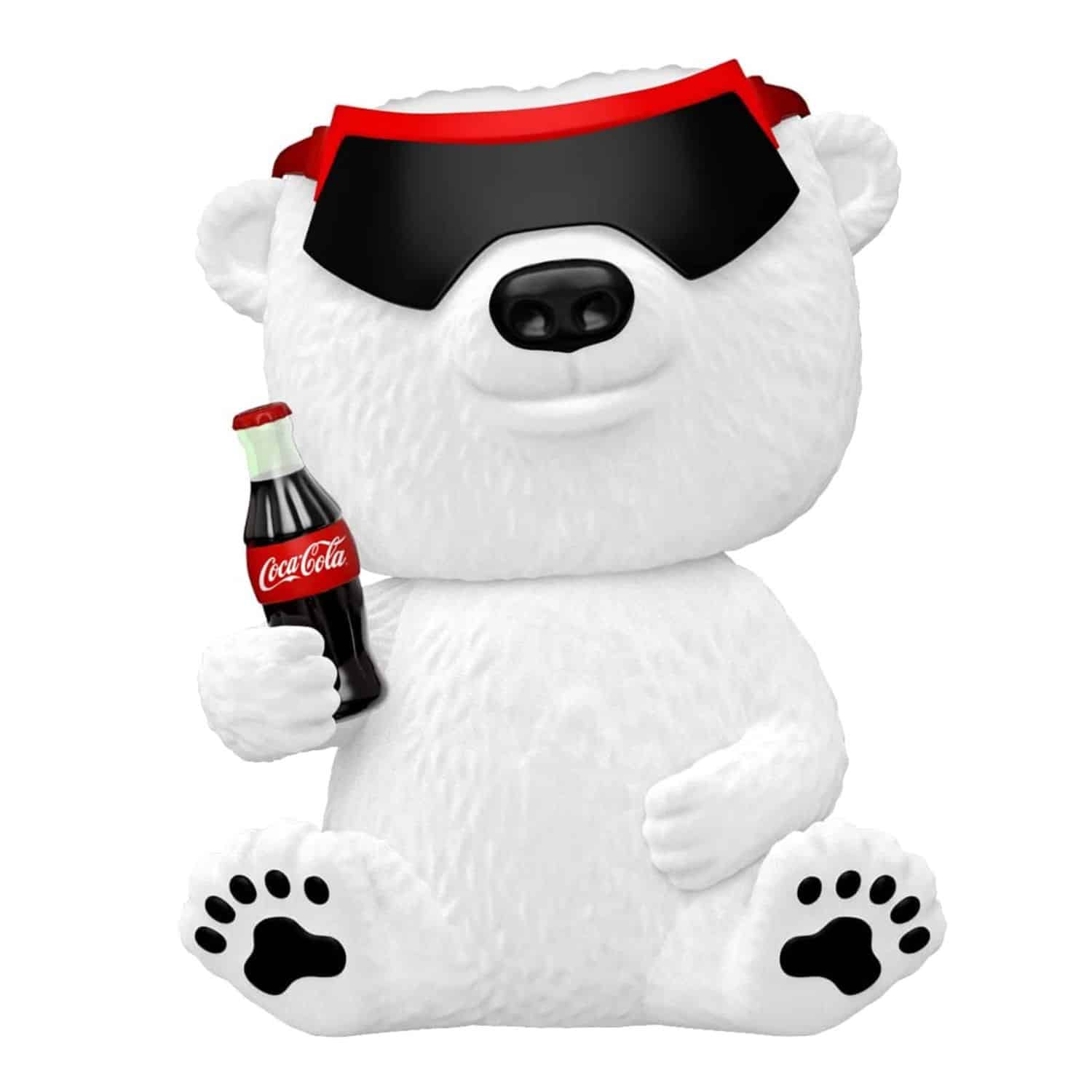 Funko POP! AD Icons - 90s Coca-Cola Polar Bear (Flocked) #158 (Exclusive) - Image 1