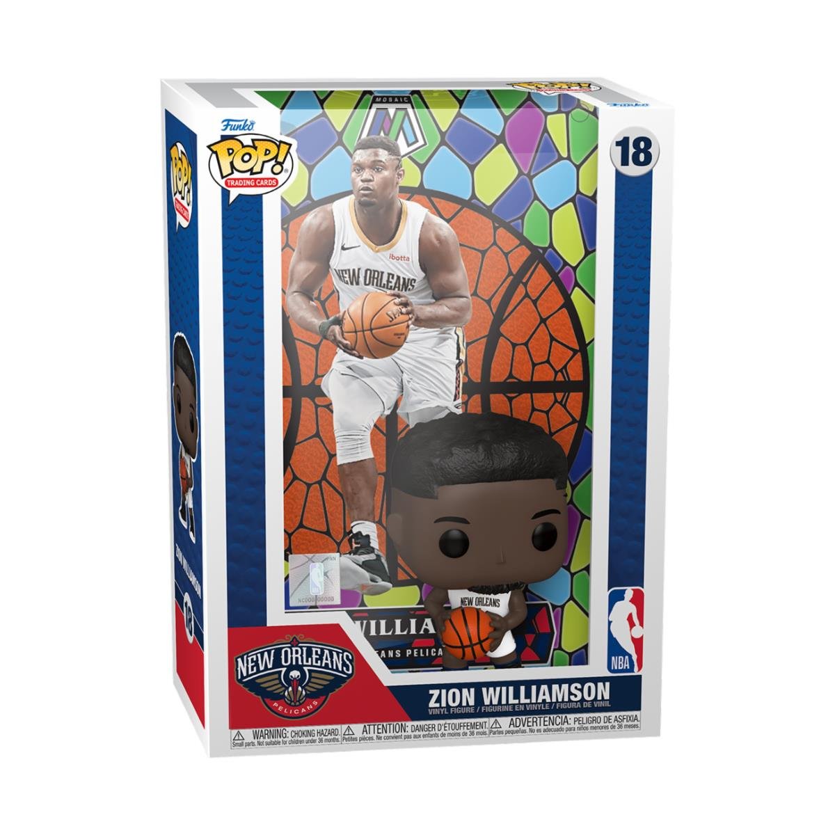 Funko POP! NBA: Trading Cards - Zion Williamson #18 - Vaulted Collectibles