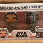 Funko Pop The Mandalorian with Grogu, Ahsoka, Boba Fett, and Fennec Shand 4-Pack (Exclusive)