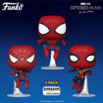 Funko POP! Marvel: Spider-Man No Way Home - Spider-Man, Friendly Neighborhood Spider-Man & The Amazing Spider-Man 3-pack (Exclusive)
