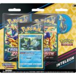 Pokemon TCG Sword & Shield Crown Zenith - Inteleon 3-Booster Blister
