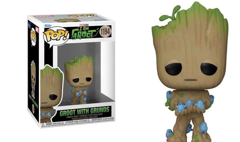 221671-0-0000-funko-pop-marvel-i-am-groot-groot-with-grunds-1194-figoura Funko POP! Marvel: I Am Groot - Groot with Grunds #1194 - Image 1