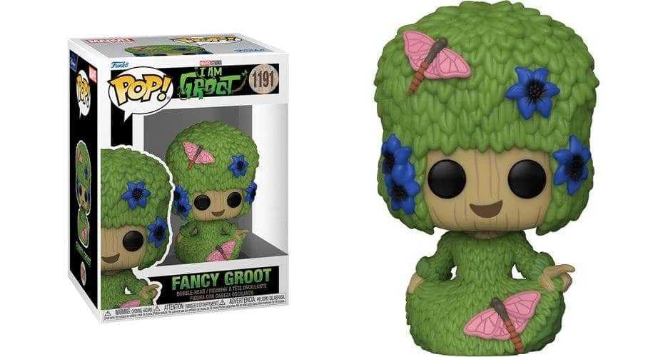 221673-0-0000-funko-pop-marvel-i-am-groot-fancy-groot-1191-figoura Funko POP! Marvel: I Am Groot - Fancy Groot #1191 - Image 1