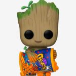 Funko POP! Marvel: I Am Groot - Groot with Cheese Puffs (Flocked) #1196 (Exclusive)