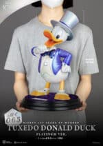 Beast Kingdom - Disney 100th Master Craft Statue Tuxedo Donald Duck (Platinum Ver.) (Limited to 3,000 pcs) - Image 3