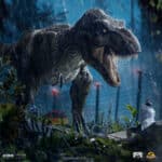 Iron Studios - Jurassic Park Demi Art Scale Statue 1/20 T-Rex attacks Donald Gennaro 30 cm - Image 2