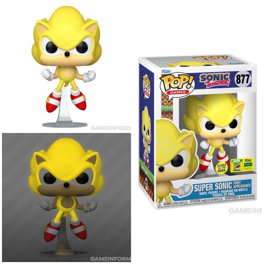 Funko Pop Games Sonic The Hedgehog - Super Sonic First Appearance (202 –  Badger Collectibles