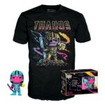 Funko Box: Marvel - Thanos (Black Light) POP! with T-Shirt and (L)