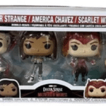 Funko Pop! 4-Pack Marvel: Doctor Strange in the Multiverse of Madness - Doctor Strange / America Chavez / Scarlet Witch / Wong (Glows in the Dark - Exclusive)