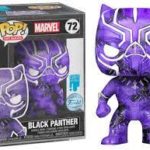 Funko POP! Art Series Marvel: Black Panther (with Plastic Case) (Special Edition) #72
