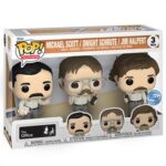 Funko Pop! 3-Pack Television: The Office - Michael Scott / Dwight Schrute / Jim Halpert (Utica Prank) (Special Edition)
