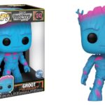 Funko POP! Marvel: Guardians of the Galaxy - Groot (Black Light) #1242 Jumbosized (Exclusive)