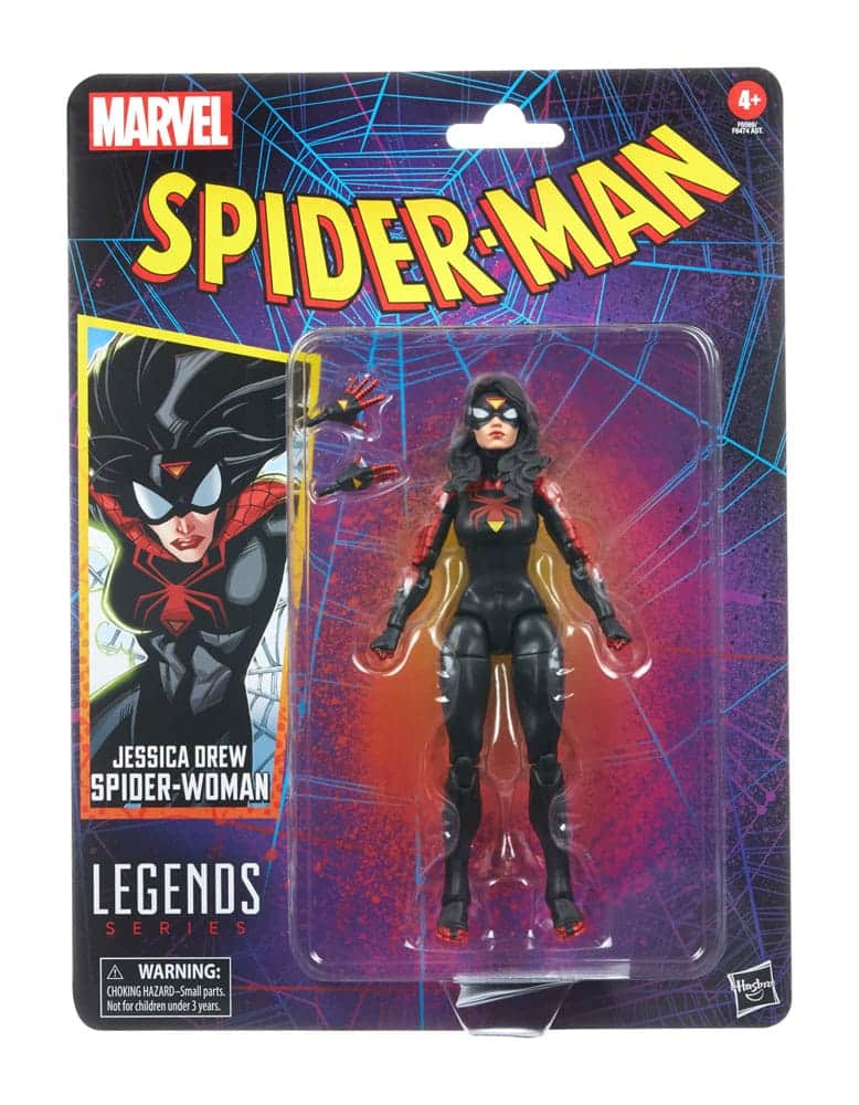 x_hasf6569_i Hasbro - Spider-Man Marvel Legends Retro Collection Actionfigur Jessica Drew Spider-Woman 15 cm - Image 1