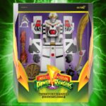Super7 - Power Rangers Ultimates Action Figure White Tigerzord (Warrior Mode) 18 cm