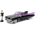 Jada Toys - DC Bombshells Diecast Model Hollywood Rides 1/24 1959 Cadillac with Catwoman Figure