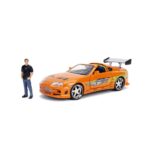 Jada Toys - The Fast and Furious Diecast Model Hollywood Rides 1/24 1995 Toyota Supra with Brian O'Connor Figur