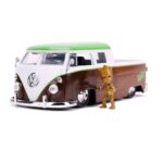 Jada Toys - Guardians of the Galaxy Hollywood Rides Diecast Model 1/24 1962 Volkswagen Bus with Figure