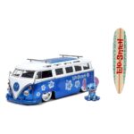 Jada Toys - Lilo & Stitch Hollywood Rides Diecast Model 1/24 1962 VW Bus with Stitch Figur