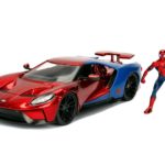 Jada Toys - Marvel Diecast Model 1/24 Spider-Man & 2017 Ford GT