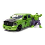 Jada Toys - Marvel Hollywood Rides Diecast Model 1/24 2014 Ram 1500 with Hulk Figur