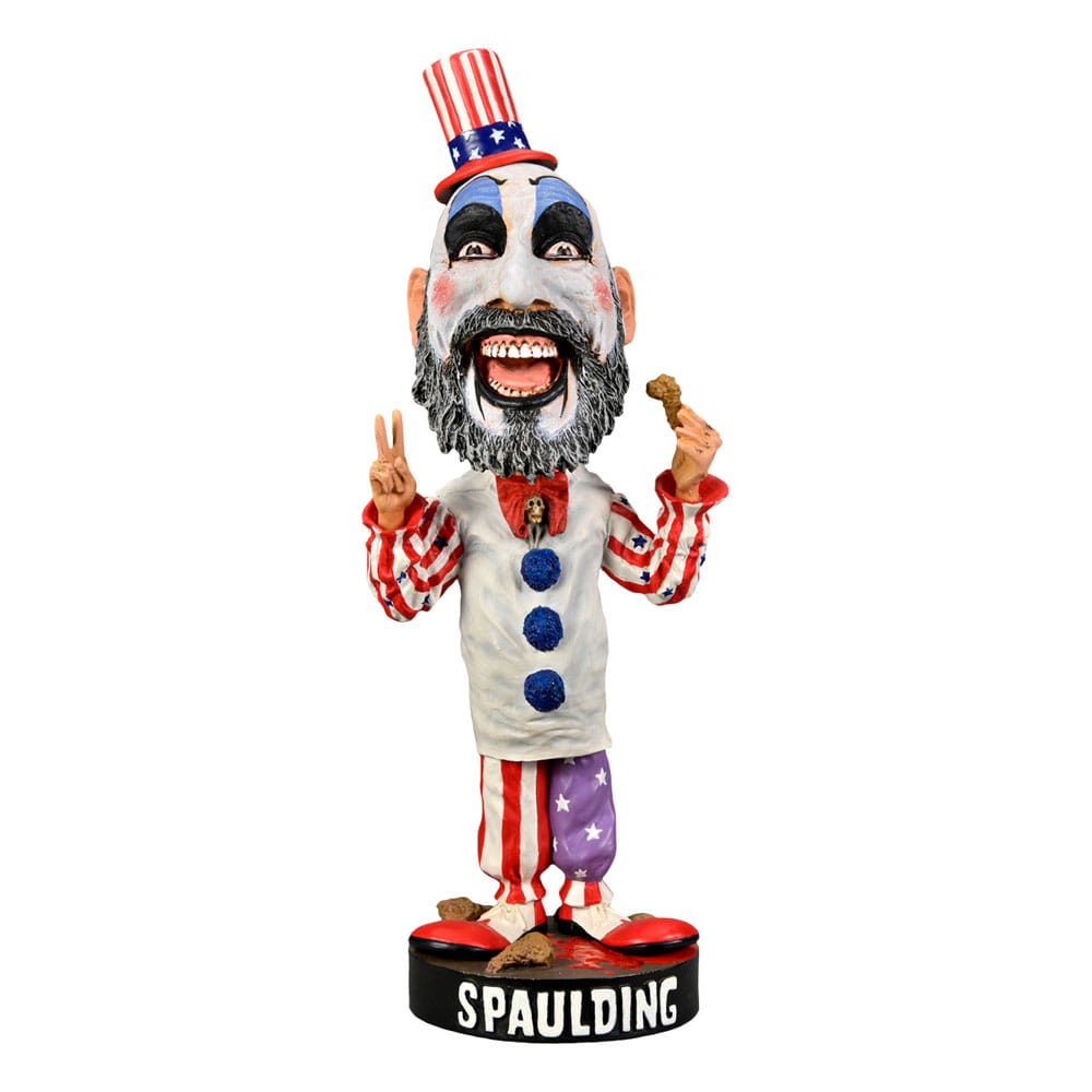 x_neca39911 NECA - House of 1000 Corpses Head Knocker Bobble-Head Captain Spaulding 18 cm - Image 1