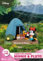 Beast Kingdom - Disney D-Stage Campsite Series PVC Diorama Mini & Pluto 10 cm