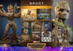 Hot Toys - Guardians of the Galaxy Vol. 3 Movie Masterpiece Action Figure 1/6 Groot (Deluxe Version) 32 cm - Image 7