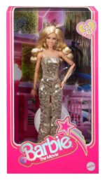 Mattel - Barbie The Movie Doll Barbie in Gold Disco Jumpsuit - Image 2