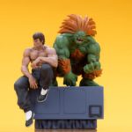 PCS - Street Fighter PVC Statues 1/10 Blanka & Fei Long 21 cm
