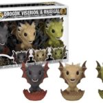 Figure Funko POP! Game Of Thrones - Dragon Eggs: Drogon, Viserion & Rhaegal 3 Packs (ECCC 2020 Shared Exclusive - Vaulted)