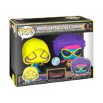 Figures Funko POP! Marvel: Spider-Man Across the Spider-Verse - Spider-Gwen and Spider-Woman (Black Light) 2-Pack (Exclusive)