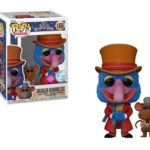 Funko POP! Disney: The Muppet Christmas Carol - Charles Dickens with Rizzo (Flocked) #1456 (Exclusive)