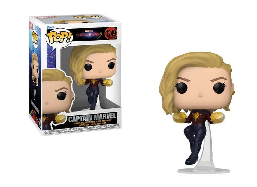 242208-0-0000-figoura-funko-pop-the-marvels-captain-marvel-1249 Funko POP! The Marvels - Captain Marvel #1249 - Image 1