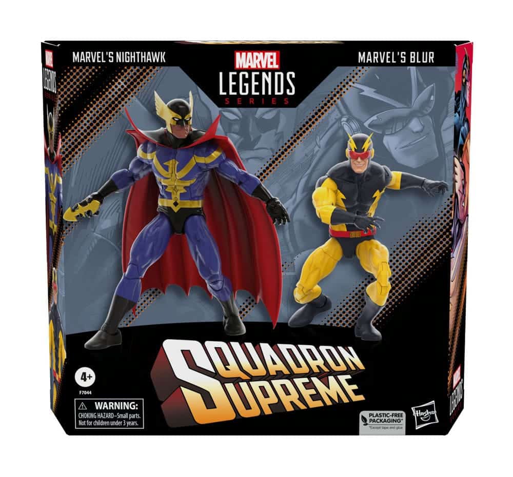 x_hasf7044_b Hasbro - Squadron Supreme Marvel Legends Action Figure 2-Pack Marvel's Nighthawk & Marvel's Blur 15 cm - Image 1