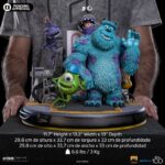 Iron Studios - Monsters, Inc. Deluxe Art Scale Statue 1/10 James P. Sullivan, Mike Wazowski 30 cm - Image 2