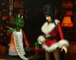 NECA - Elvira, Mistress of the Dark Clothed Action Figure Very Scary Xmas Elvira 20 cm - Image 3