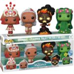Funko POP! Disney: Moana - Moana, Gramma Tala, Te Ka, Te Fiti 4-Pack (Exclusive)