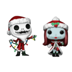Funko Pop! 2-Pack Disney: The Nightmare Before Christmas - Santa Jack & Christmas Sally (Glitter)